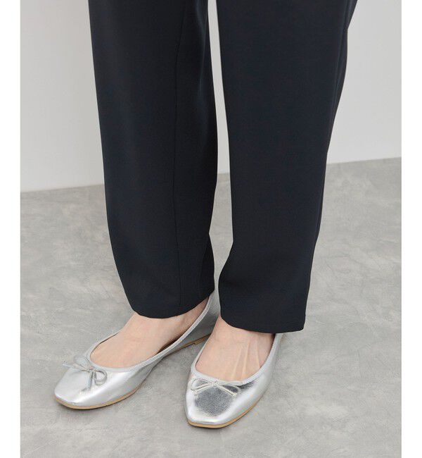 Rope&rsquo;Picnic「【イージーケア】ジョーゼットスラックスパンツ/セットアップ対応」|チノ|