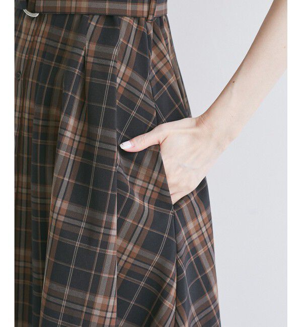 Rope&rsquo;Picnic「ウエストタックチェックアソートワンピース」|ワンピース|