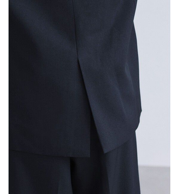 Rope&rsquo;Picnic「【WEB限定】レディハンサムシリーズ ウールライク金ボタンミドル丈ジャケット(総裏地)」|テーラードジャケット|