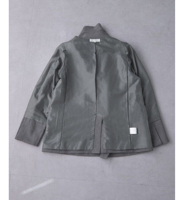 Rope&rsquo;Picnic「【WEB限定】レディハンサムシリーズ ウールライク金ボタンミドル丈ジャケット(総裏地)」|テーラードジャケット|
