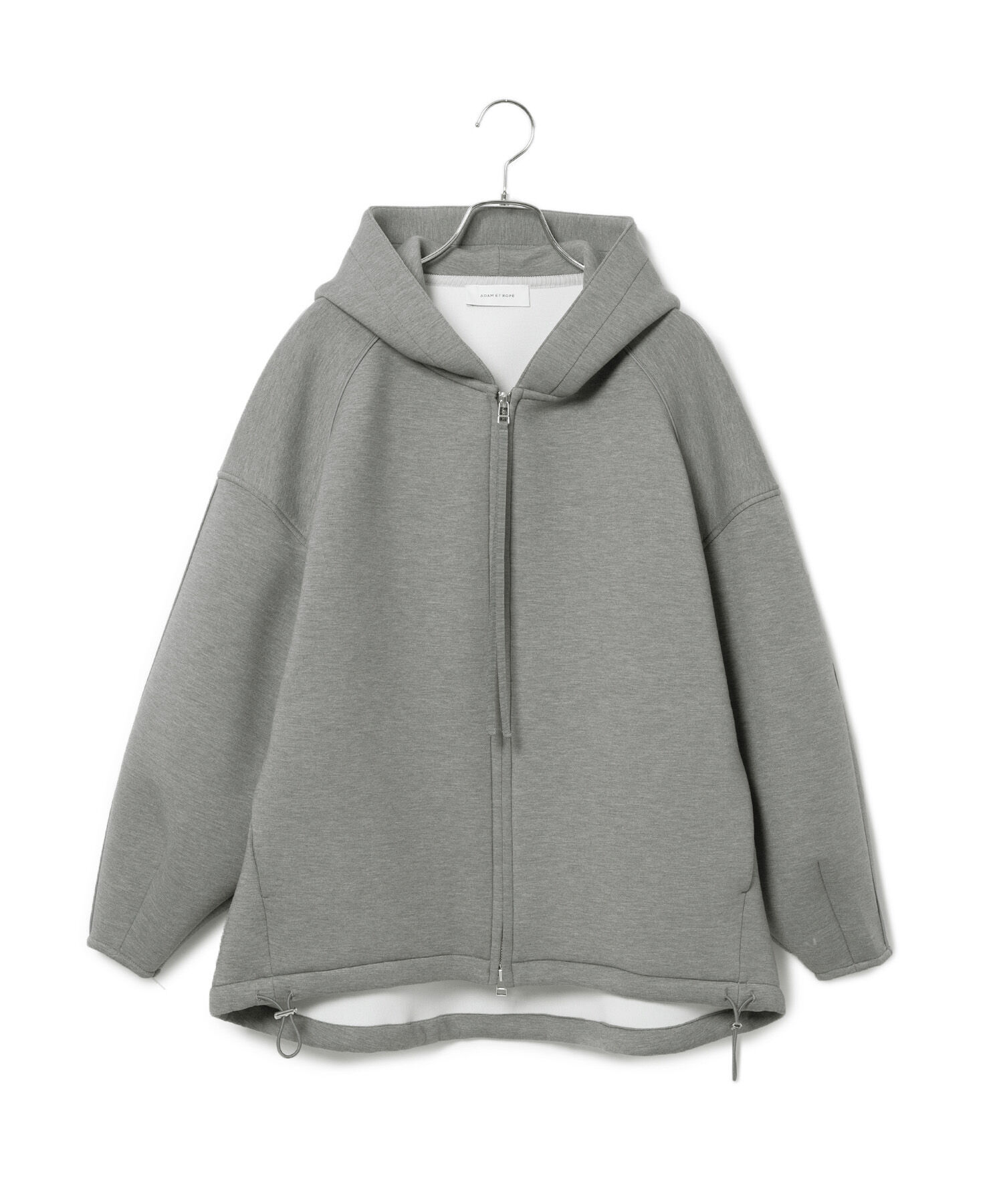 ADAM ET ROPE'「【サステナブル】フーディージップブルゾン」|ブルゾン・スタジャン|