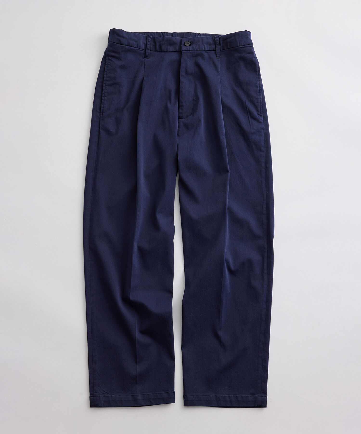 ADAM ET ROPE'「【接触冷感】ワイドテーパード ストレッチ イージーパンツ / ロングシーズン着用可能」|スラックス|