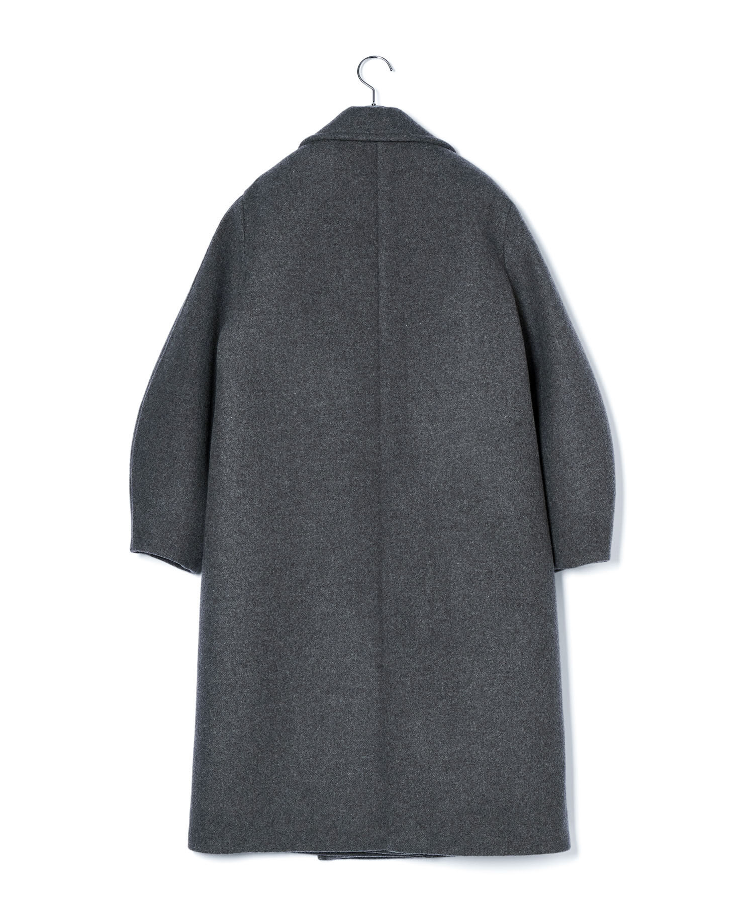 ADAM ET ROPE'「ウールボンディングロングコート」|ステンカラーコート|