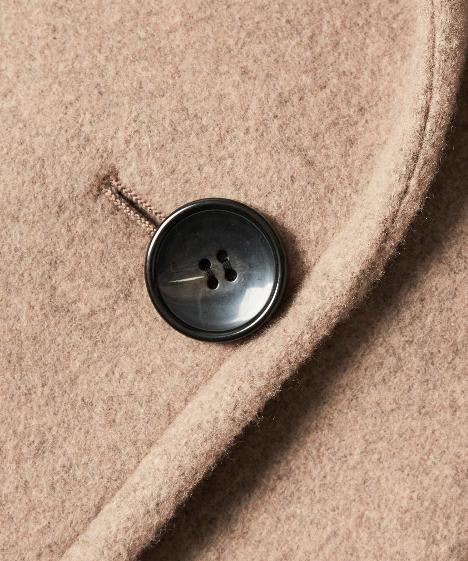 ADAM ET ROPE'「ウールボンディングロングコート」|ステンカラーコート|