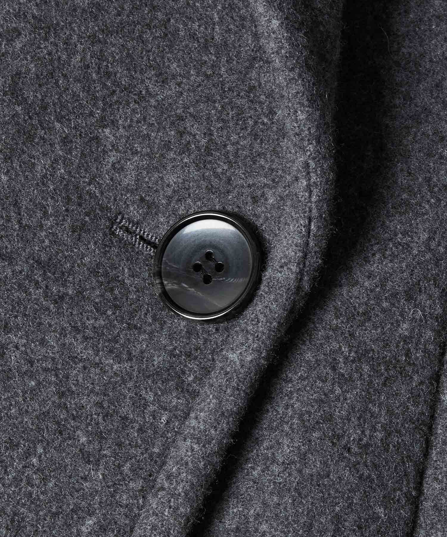 ADAM ET ROPE'「ウールボンディングロングコート」|ステンカラーコート|