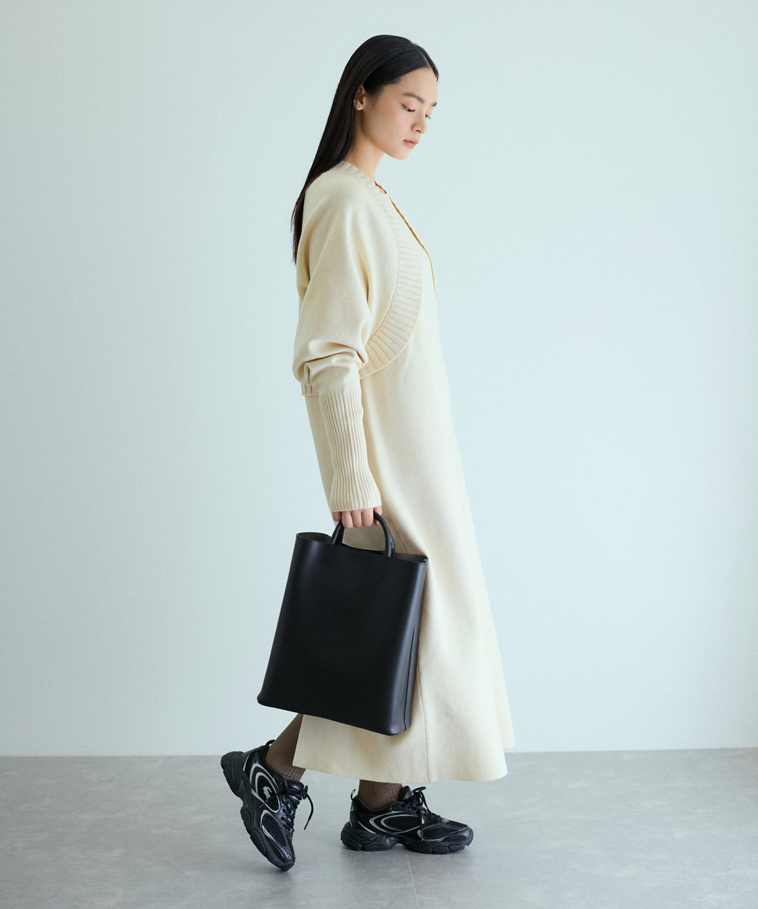 ADAM ET ROPE'「【A4・PC対応・一部WEB限定カラー】ダブルポケットトートバッグ」|トートバッグ|