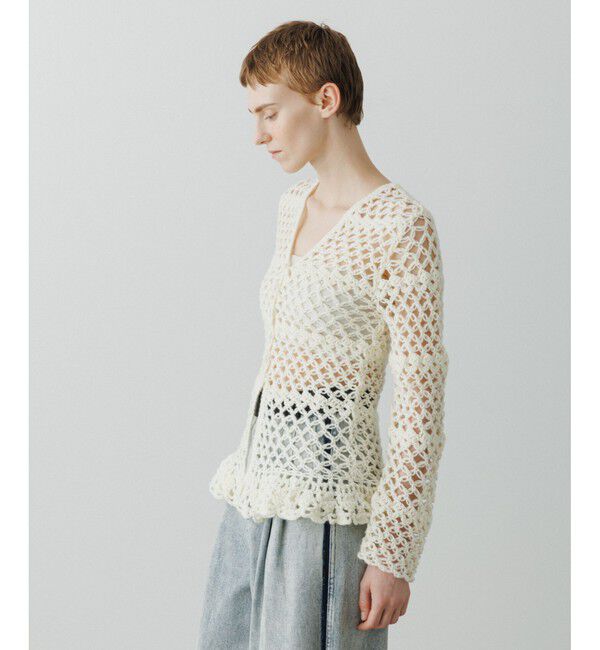 ADAM ET ROPE'「【EMOELLE】クロシェカーディガン」|カーディガン|キナリ(16)