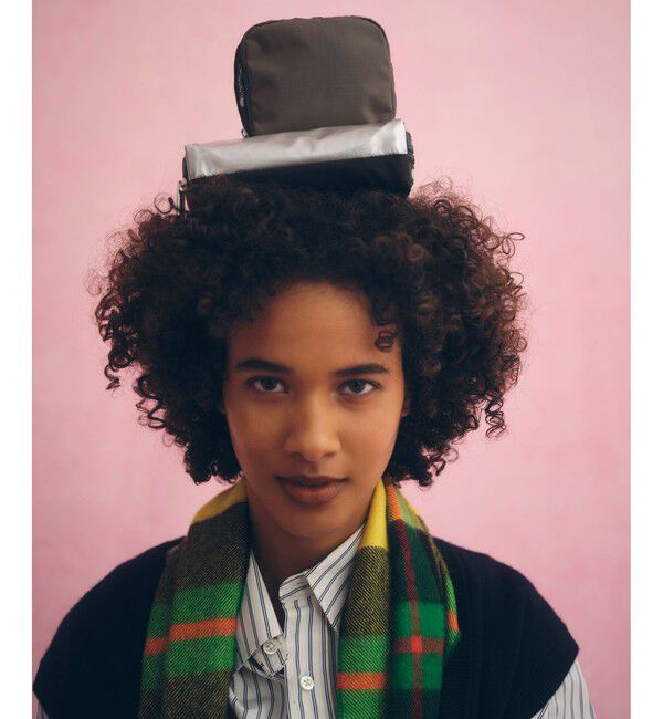 ADAM ET ROPE'「【LeSportsac for ADAM ET ROPE'】SQUARE COSMETIC (SOLID/SOLID)」|ポーチ|