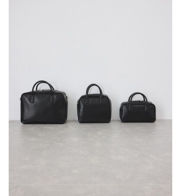 ADAM ET ROPE'「【サステナブル】ロゴスクエアボストンバッグ」|ボストンバッグ|