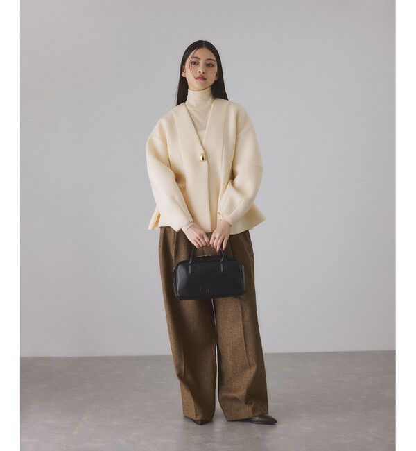 ADAM ET ROPE'「【サステナブル】ロゴスクエアボストンバッグ」|ボストンバッグ|