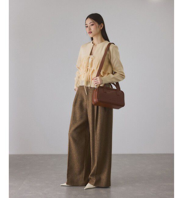 ADAM ET ROPE'「【サステナブル】ロゴスクエアボストンバッグ」|ボストンバッグ|