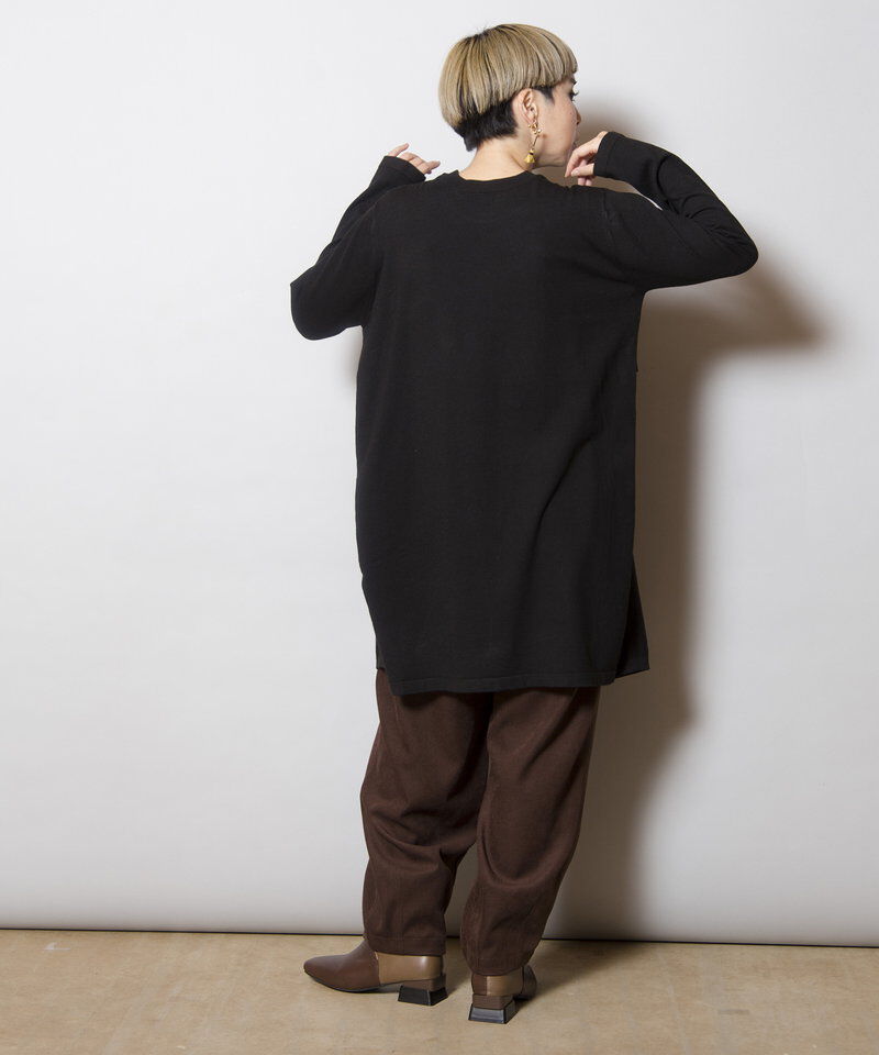  「アシンメトリーニットプルオーバー」|ニット・セーター|