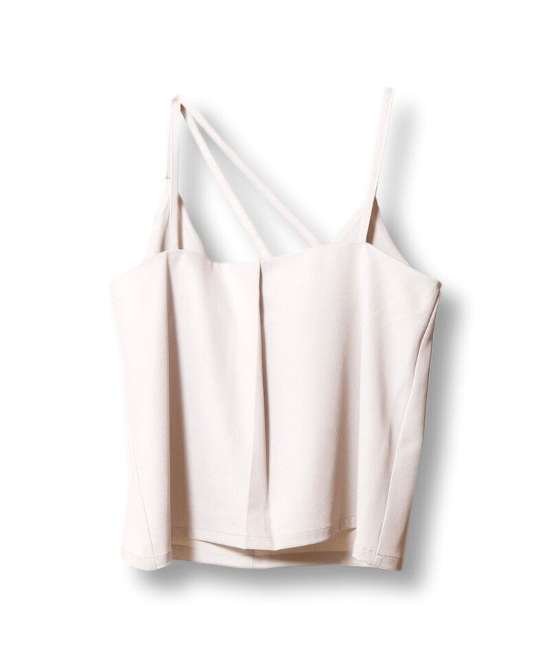  「2WAYアシンメトリービスチェ」|キャミソール|