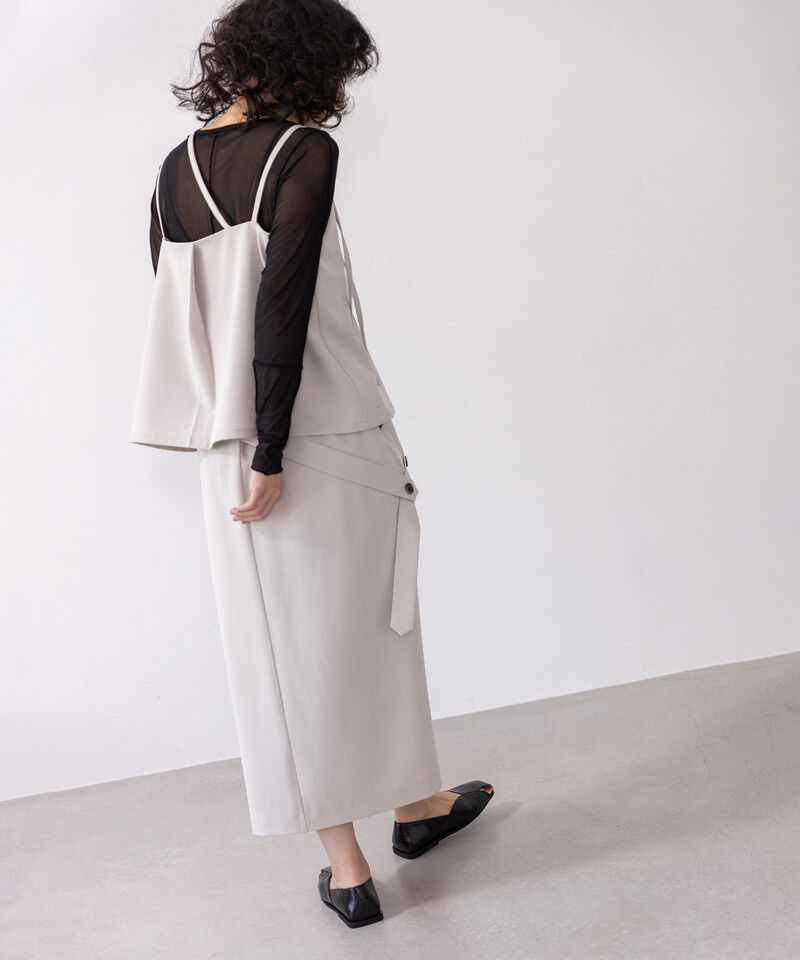  「2WAYアシンメトリービスチェ」|キャミソール|