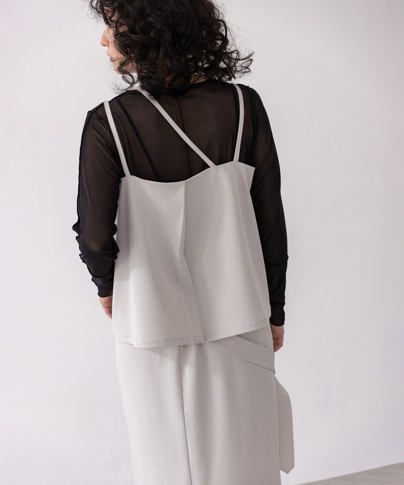  「2WAYアシンメトリービスチェ」|キャミソール|