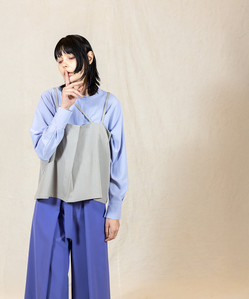  「2WAYアシンメトリービスチェ」|キャミソール|