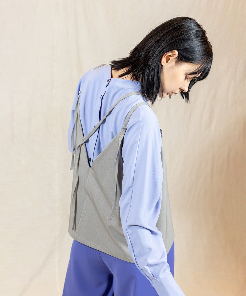  「2WAYアシンメトリービスチェ」|キャミソール|