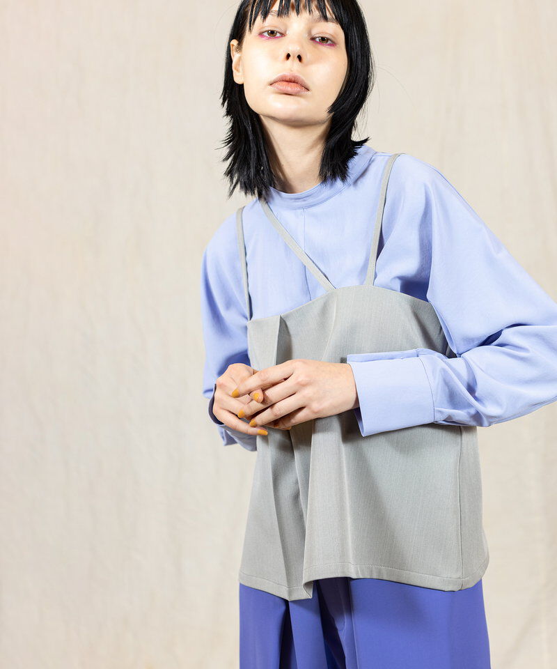  「2WAYアシンメトリービスチェ」|キャミソール|