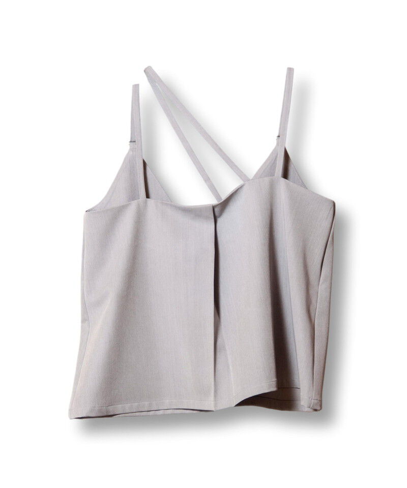  「2WAYアシンメトリービスチェ」|キャミソール|