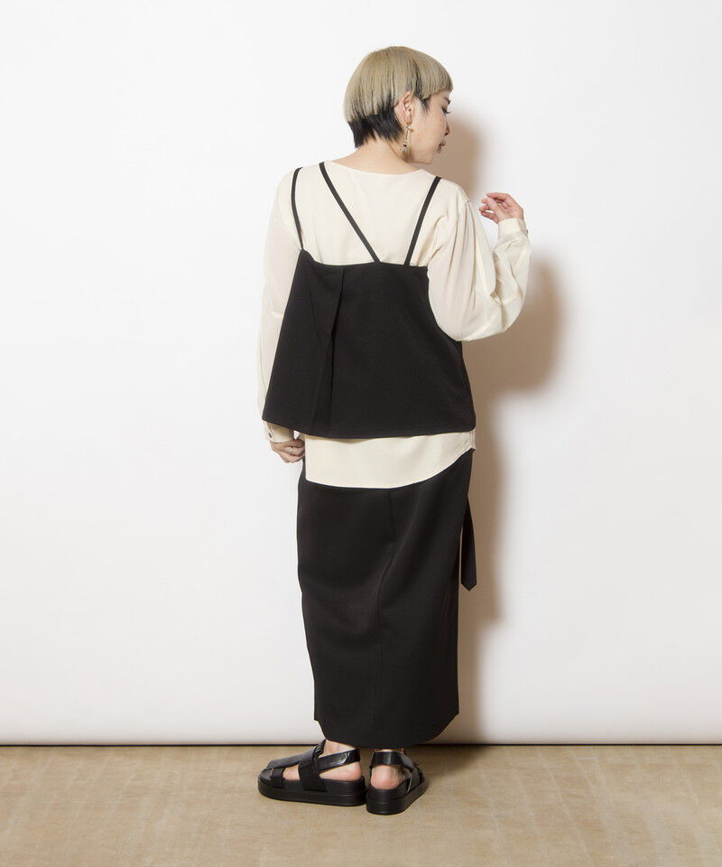  「2WAYアシンメトリービスチェ」|キャミソール|