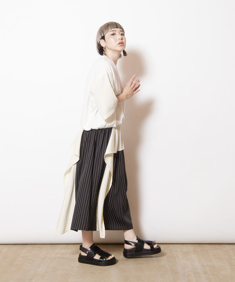  「切替ギャザーワンピース」|ワンピース|