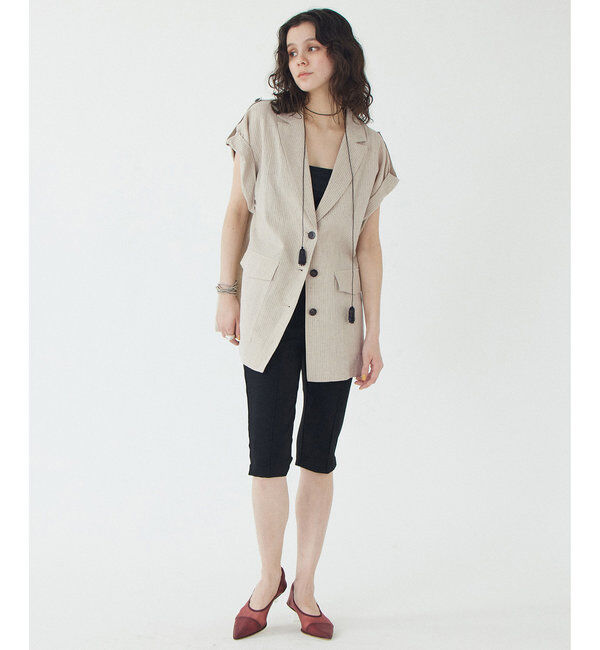 THE PAUSE「【THE PAUSE】コットンリネンオーバージレ」|その他|