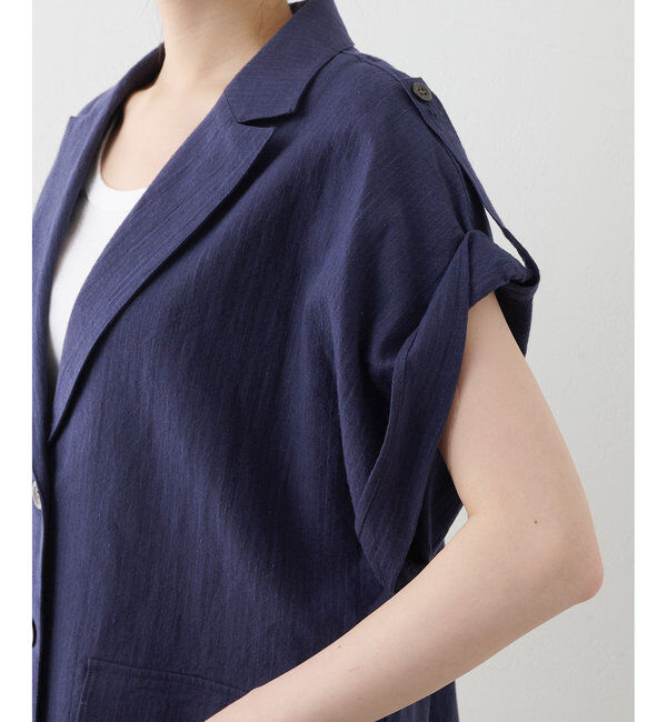 THE PAUSE「【THE PAUSE】コットンリネンオーバージレ」|その他|
