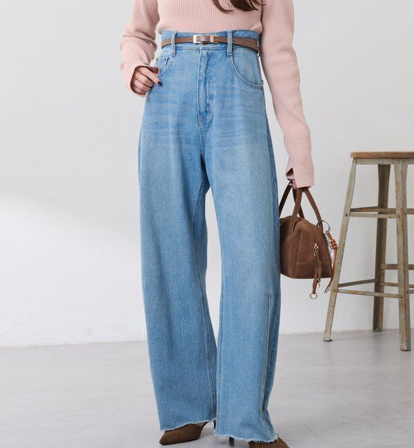  「【累計販売2.４万本】ブルージュデニム」|デニム|