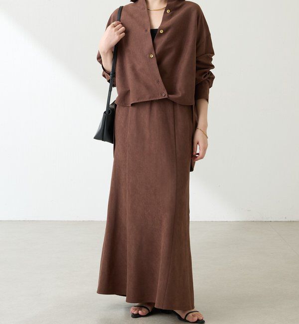  「スエードタッチマーメイドスカート」|スカート|