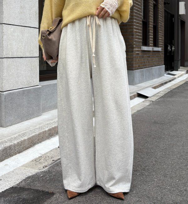  「ドロストスウェットパンツ」|チノ|