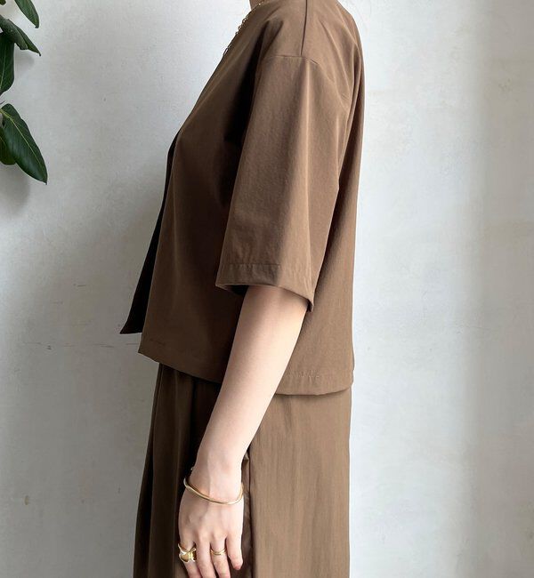  「【WEB限定】接触冷感5分袖ジャケット」|テーラードジャケット|