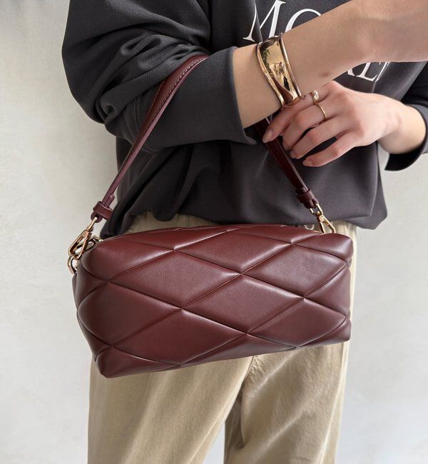  「【WEB限定】キルトスクエアバッグ」|トートバッグ|