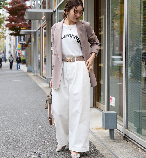  「予約【オンオフ使える】ドライギャバピークドラペルジャケット」|テーラードジャケット|