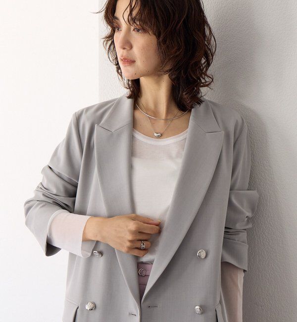  「予約【レイヤードに最適】チュールキリカエカットソー」|Tシャツ・カットソー|