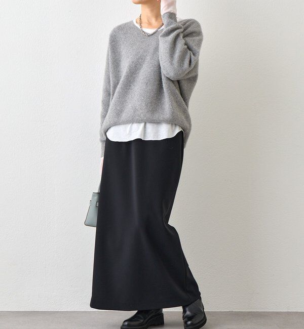  「予約【レイヤードに最適】チュールキリカエカットソー」|Tシャツ・カットソー|