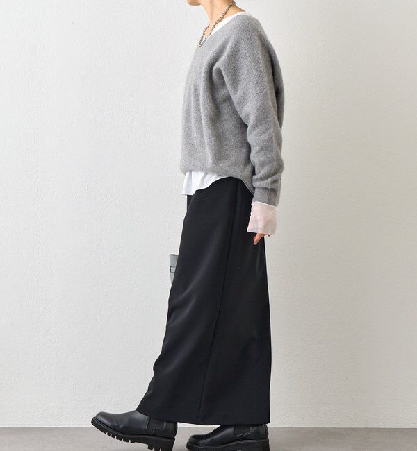  「予約【レイヤードに最適】チュールキリカエカットソー」|Tシャツ・カットソー|