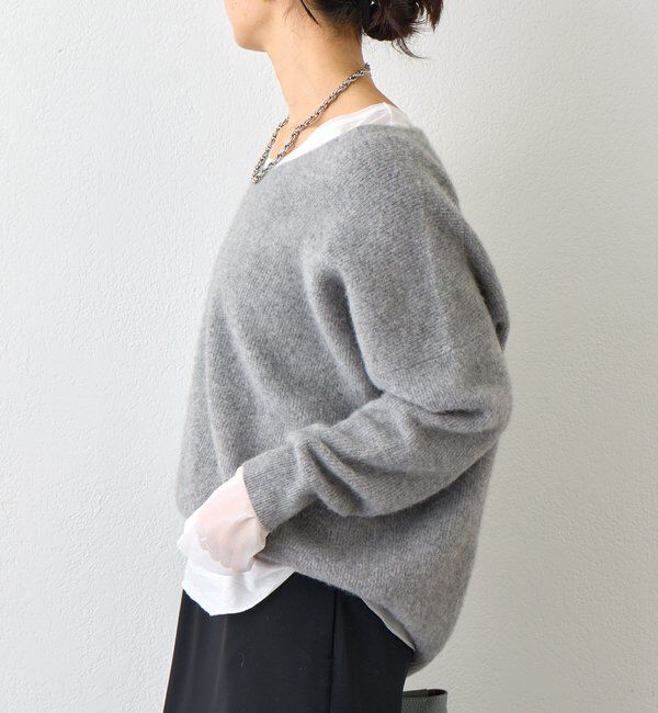  「予約【レイヤードに最適】チュールキリカエカットソー」|Tシャツ・カットソー|