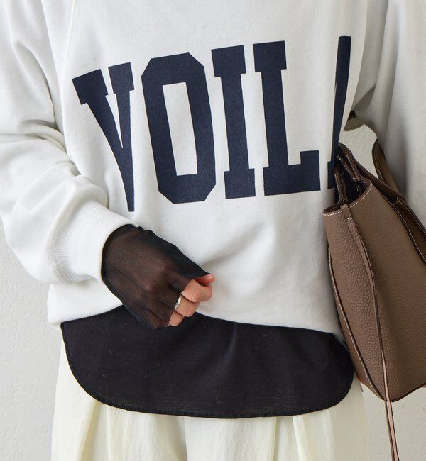  「予約【レイヤードに最適】チュールキリカエカットソー」|Tシャツ・カットソー|