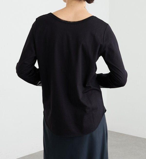  「予約【レイヤードに最適】チュールキリカエカットソー」|Tシャツ・カットソー|