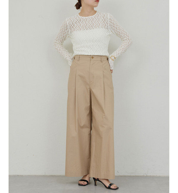  「【La nature linge】レースカットソー」|Tシャツ・カットソー|