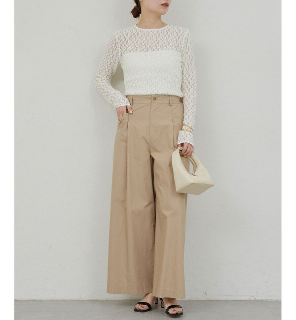  「【La nature linge】レースカットソー」|Tシャツ・カットソー|