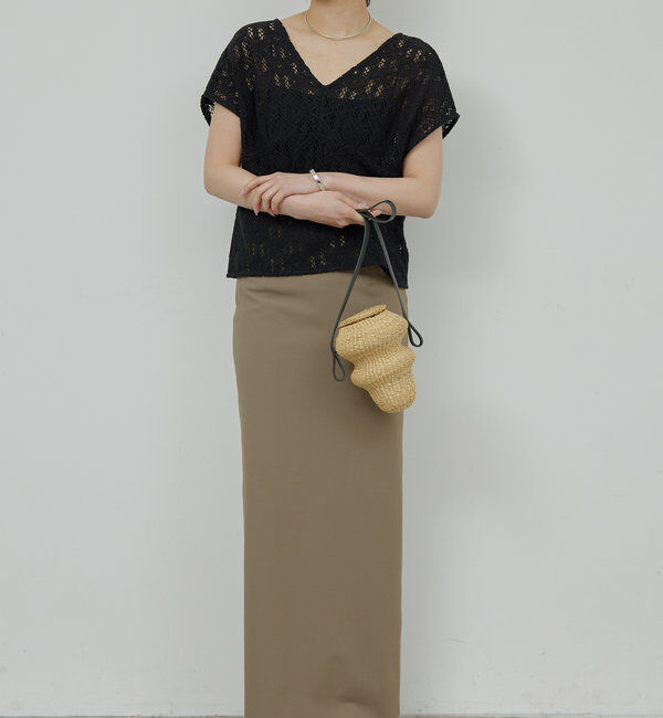  「クロシェレースVプルオーバー」|Tシャツ・カットソー|