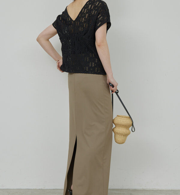  「クロシェレースVプルオーバー」|Tシャツ・カットソー|