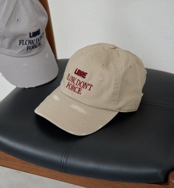  「ダメージロゴキャップ」|ハット|