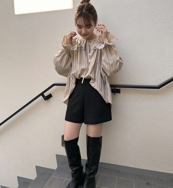  「リボンボリュームブラウス」|シャツ・ブラウス|