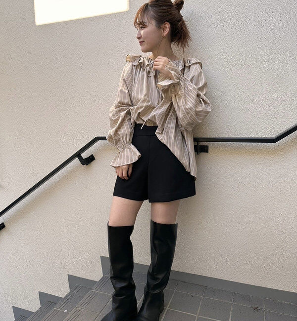  「リボンボリュームブラウス」|シャツ・ブラウス|