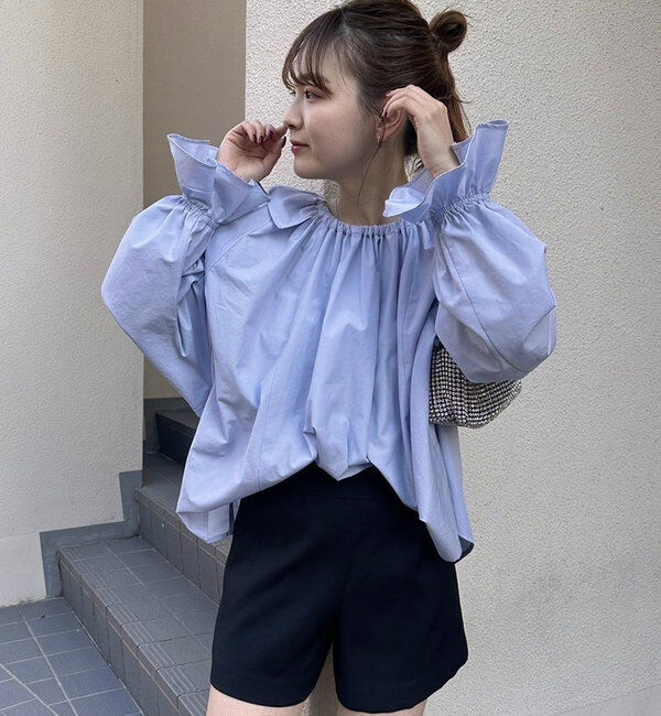  「リボンボリュームブラウス」|シャツ・ブラウス|