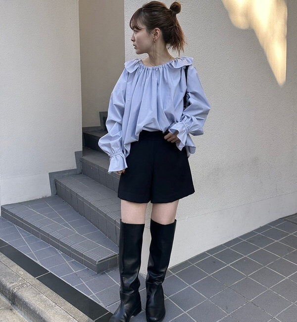  「リボンボリュームブラウス」|シャツ・ブラウス|