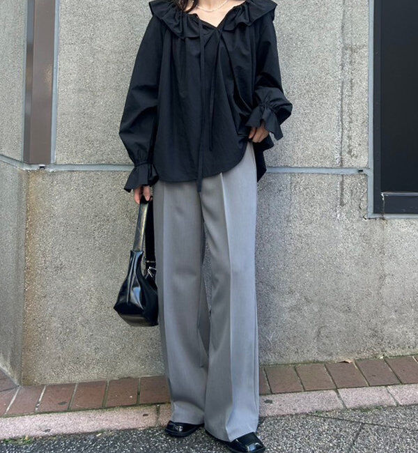  「リボンボリュームブラウス」|シャツ・ブラウス|