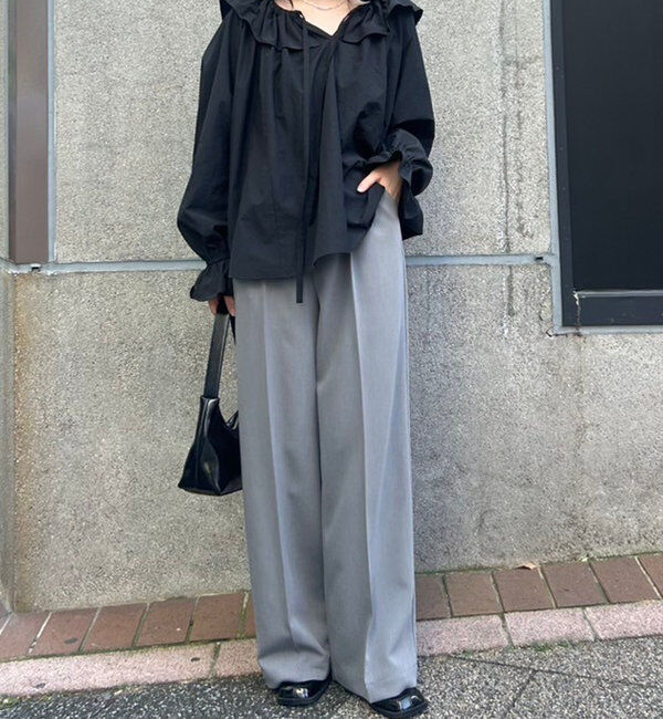  「リボンボリュームブラウス」|シャツ・ブラウス|